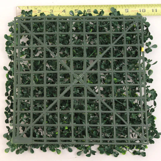 Artificial Boxwood Panels - 10" x 10" (12 Pieces)