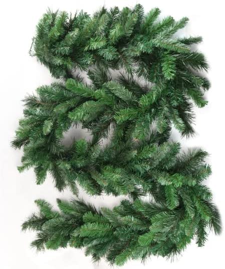 Christmas Garland 9' Artificial Pine Garland Deluxe Evergreen