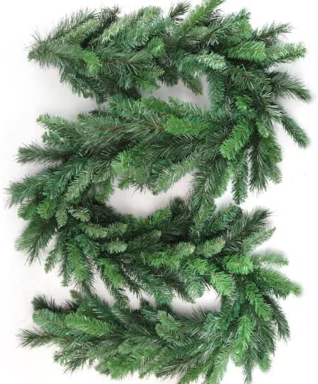 Christmas Garland 9' Artificial Pine Garland Deluxe Evergreen