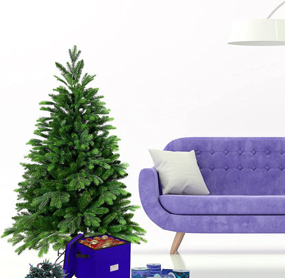 4.5' Artificial Christmas Tree with Metal Stand