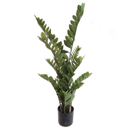 Artificial Zamifolia Bush 43" in Pot - Lifelike Faux Greenery Decor - Indoor/Outdoor, Low Maintenance, UV Resistant - Ideal for Home, Office & Patio