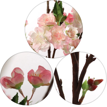 Artificial Pink Cherry Blossom Branch - 48"