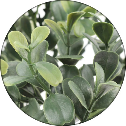 Artificial Dark Green Boxwood Pick- 10"