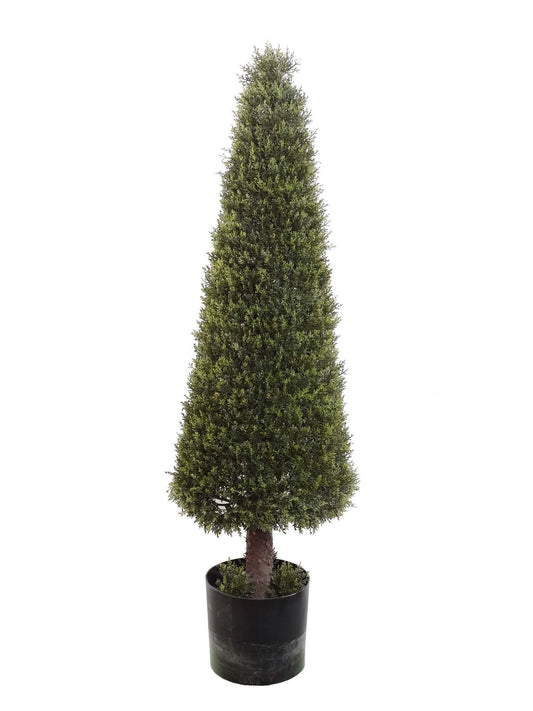 Captivating 38" Artificial Cedar Cone Topiary Tree - Evergreen Beauty, Indoor/Outdoor Décor, and Effortless Maintenance