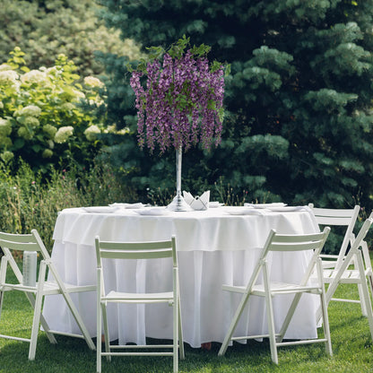 Artificial Purple Hanging Wisteria Branch- 6'