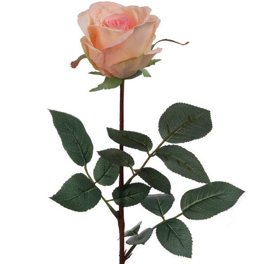 Artificial  Premium Pink Rose Bud-30" 2 Pieces