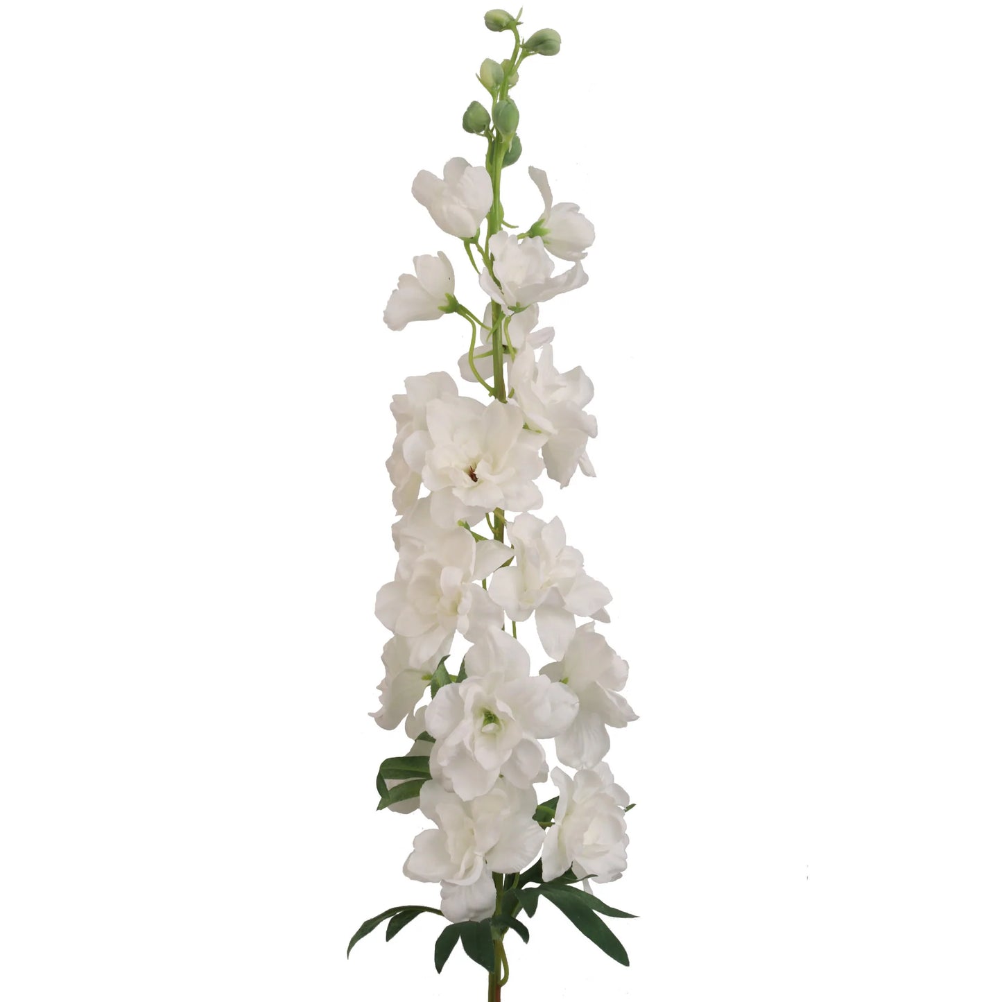 Artificial Premium White Delphinium-37" 3 Pieces