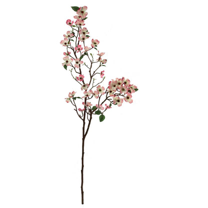Artificial Pink Dogwood Branch- 50"