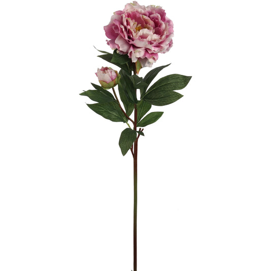 Artificial Mauve Peony Stem-30"