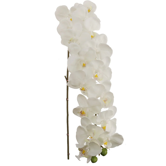 Artificial Real Touch Silk Phalaenopsis Orchid 16 Flowers- 49"