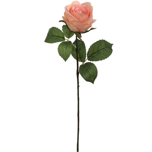 Artificial  Pink Rose Bud-20" 6 Pieces