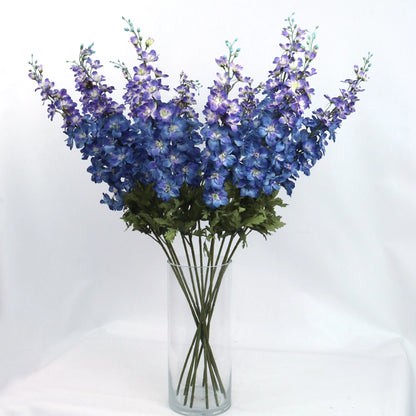 Artificial Dark Blue Delphinium-37"
