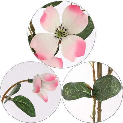 Artificial Pink Dogwood Branch-32"
