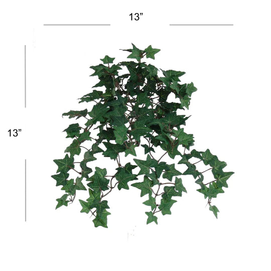 13" Faux Plant Artificial Ivy for Hanging Basket